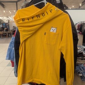 RIPNDIP Yellow Long Sleeve Shirt